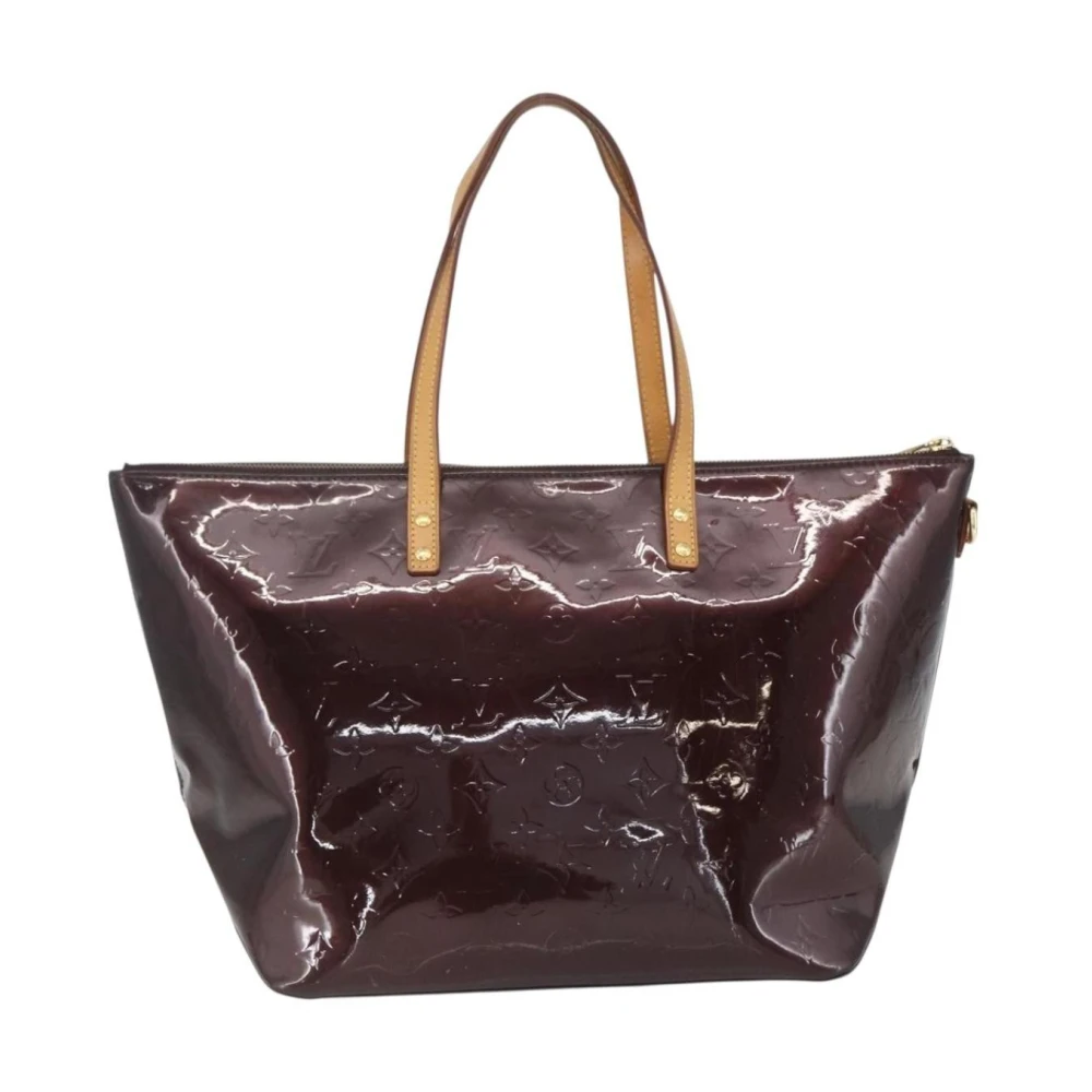 Louis Vuitton Vintage Women's Brown Pre-Owned Monogram Vernis Tote Bag