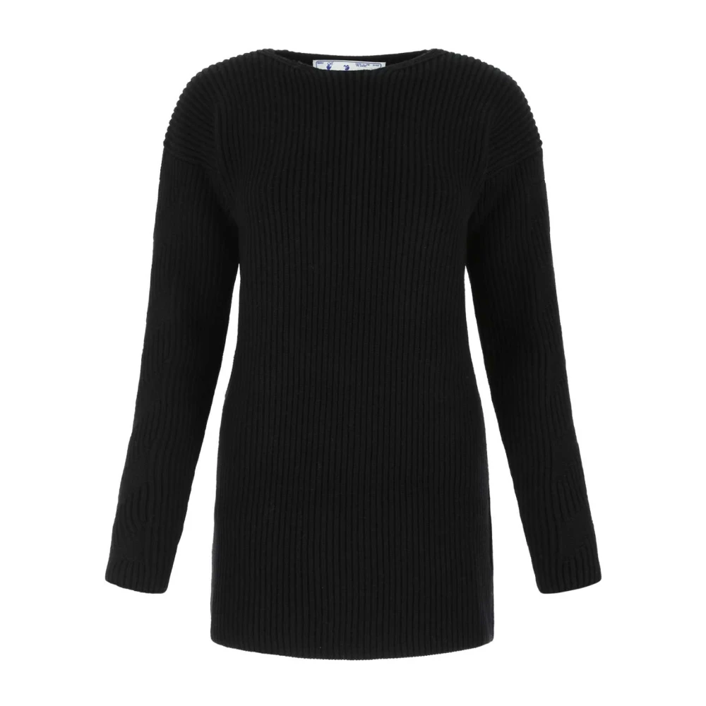 Knitwear > Round-neck Knitwear - - Off White - Modalova