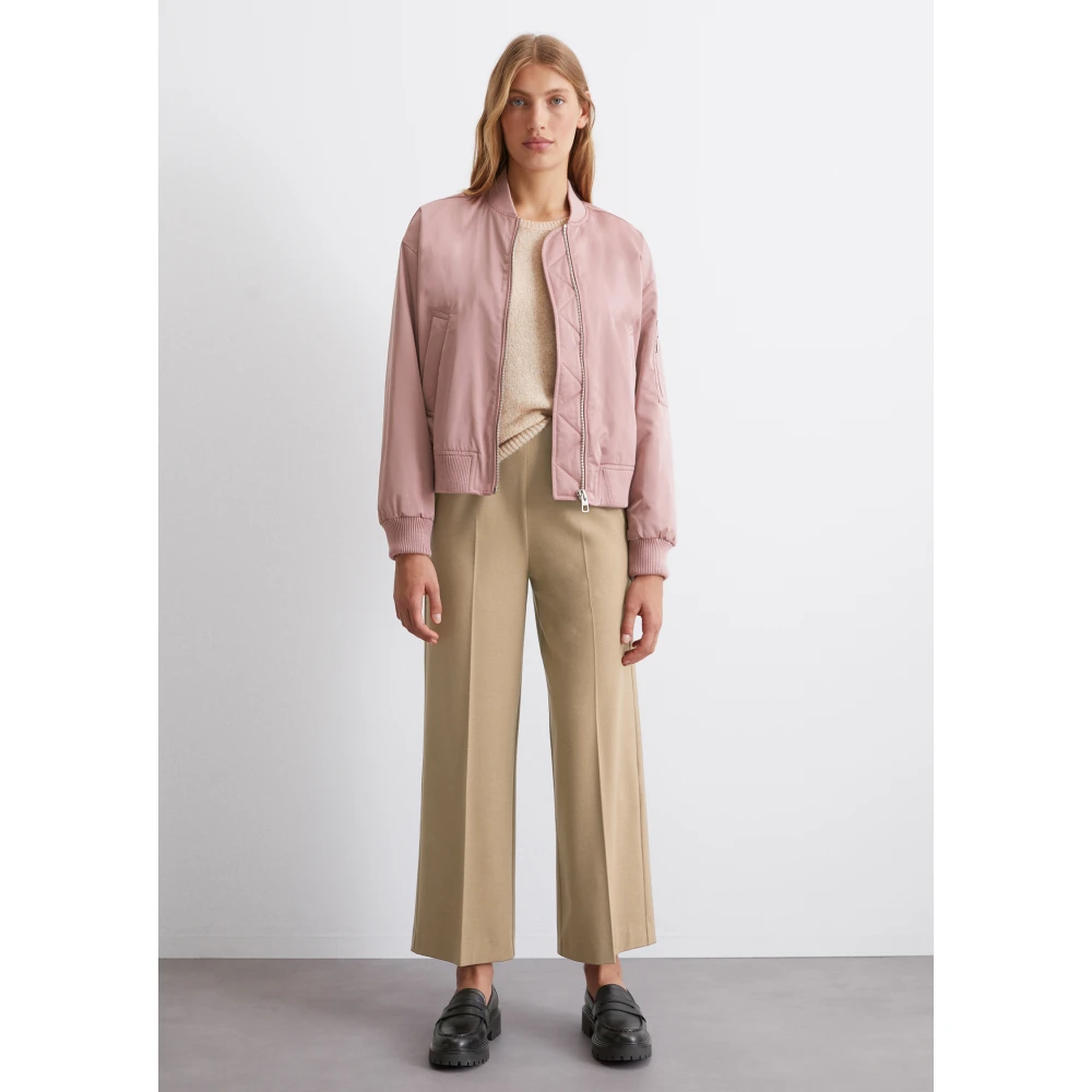 Marc O'Polo Reguliere aviator-stijl blouson Blue Dames