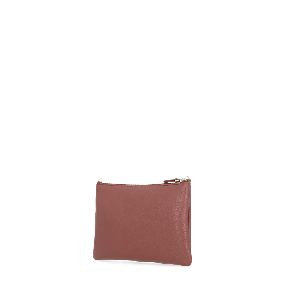 Coccinelle Bordeaux Schoudertas van geperst leer Red Dames