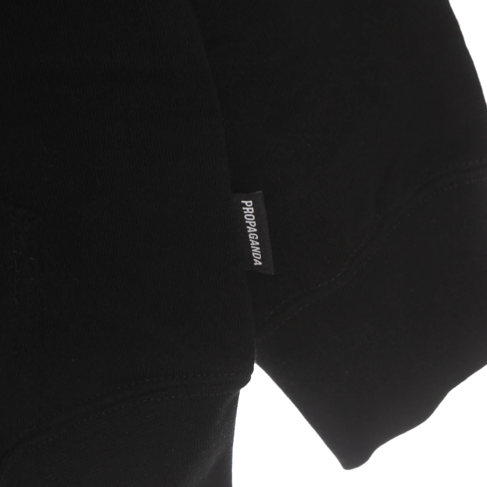 Propaganda Zwarte lichtgewicht hoodie met icoon Black Heren