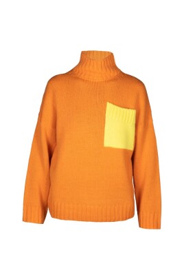 pull-col-roule-a-poche-contrastee