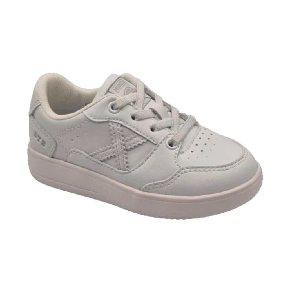 Munich Boys White Youth Legit Kid Trainers - Kids Sneakers - 35 Eu - Kids