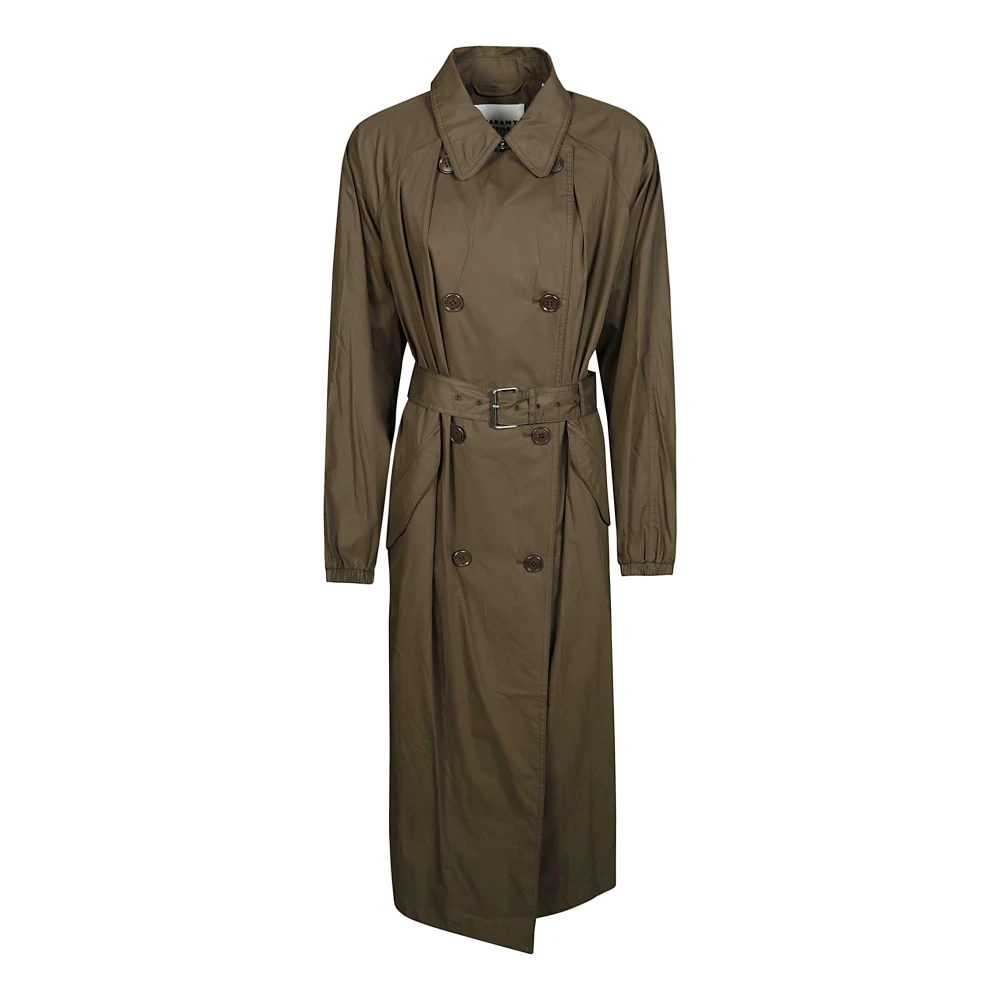 Isabel Marant Étoile Tijdloze Katoenen Trenchcoat Beige Dames