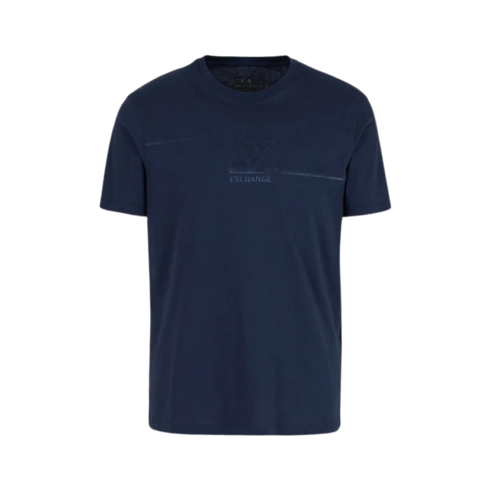 Armani Exchange Klassiek T-shirt voor dagelijks gebruik Blue Heren
