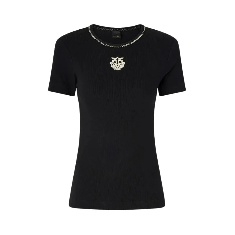 Pinko Women's Black Brugherio T-Shirt - T-Shirts - S - Tops