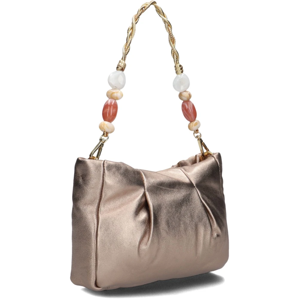 Unisa Bronzen Handtas Zana Beige Dames