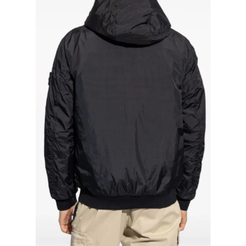 Stone Island Blauwe Jassen voor een Stijlvolle Look Blue Heren