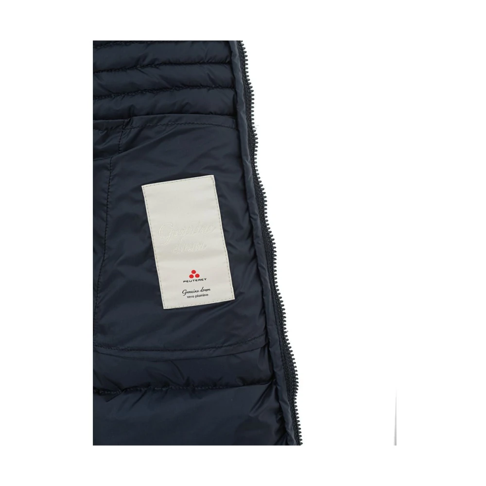 Peuterey Stijlvolle Blauwe Polyamide Jas voor Vrouwen Blue Dames