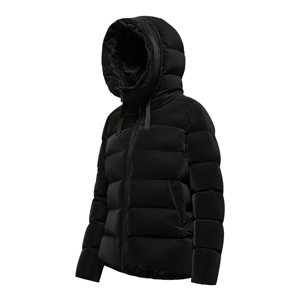 BomBoogie Fluweel-effect Nylon Donsjas Black Dames