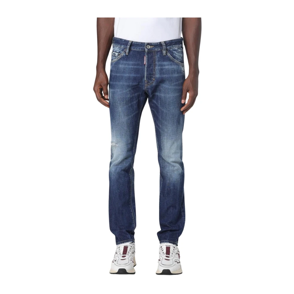 Dsquared2 Men's Blue Straight Leg Jeans