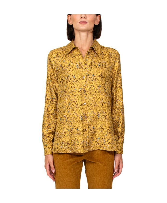 chemise-jaune-en-soie-fantaisie