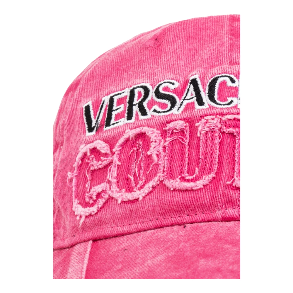 Versace Jeans Couture Baseballpet met logo Pink Dames