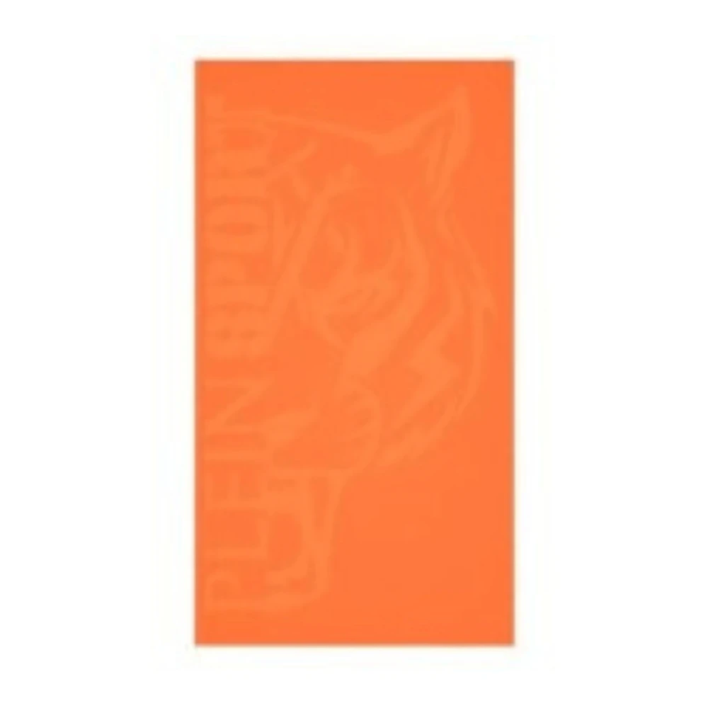 Philipp Plein Half Tiger Strandhanddoek Orange Heren