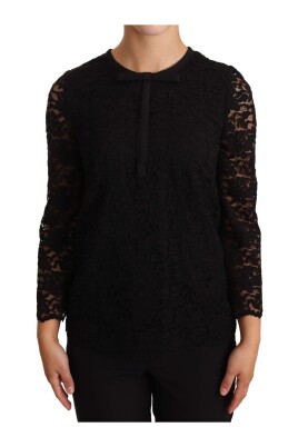 elegant-svart-blommig-spetstopp