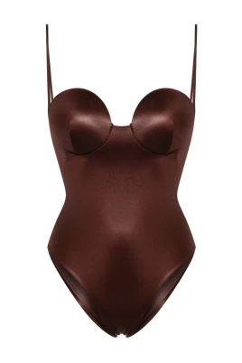 Ruched Flower Swimsuit