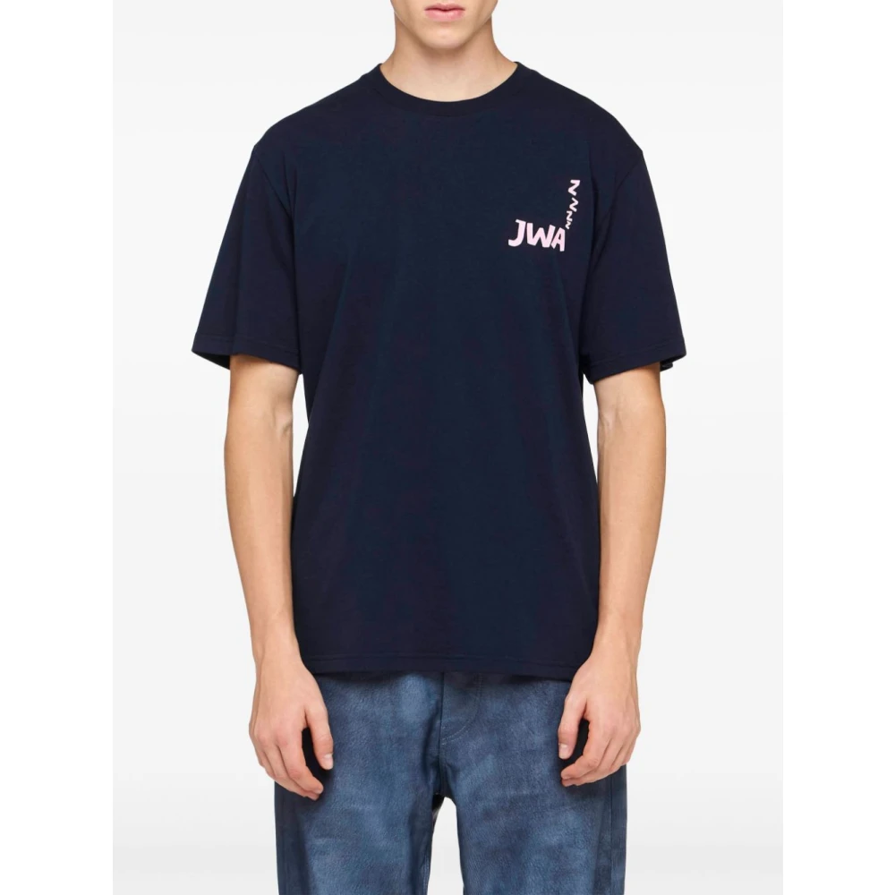 JW Anderson Blauw T-shirt Herenkleding Blue Heren