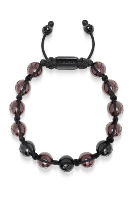 menand-39-s-beaded-bracelet-with-black-andamp-burgundy-ceramic-balls