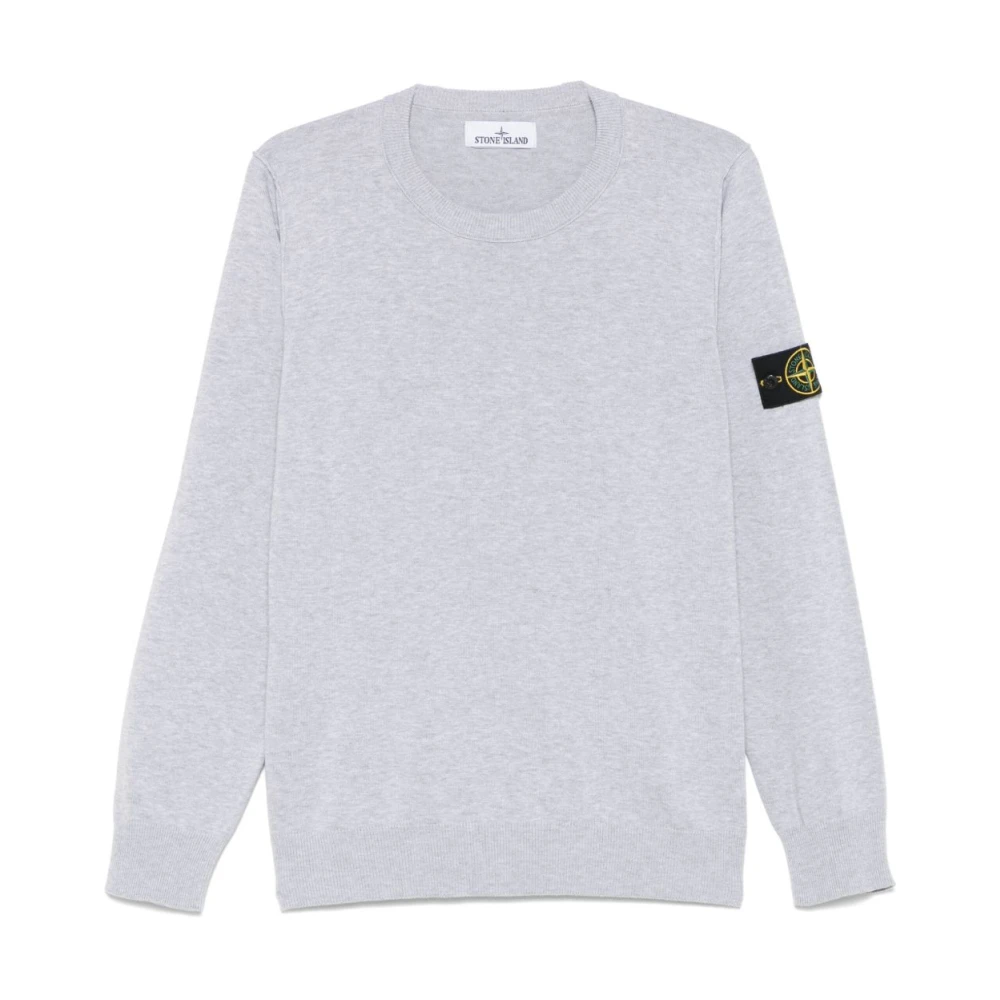 Stone Island Gray Sweatshirts, Male, 2XL, Grey Jumper For Men