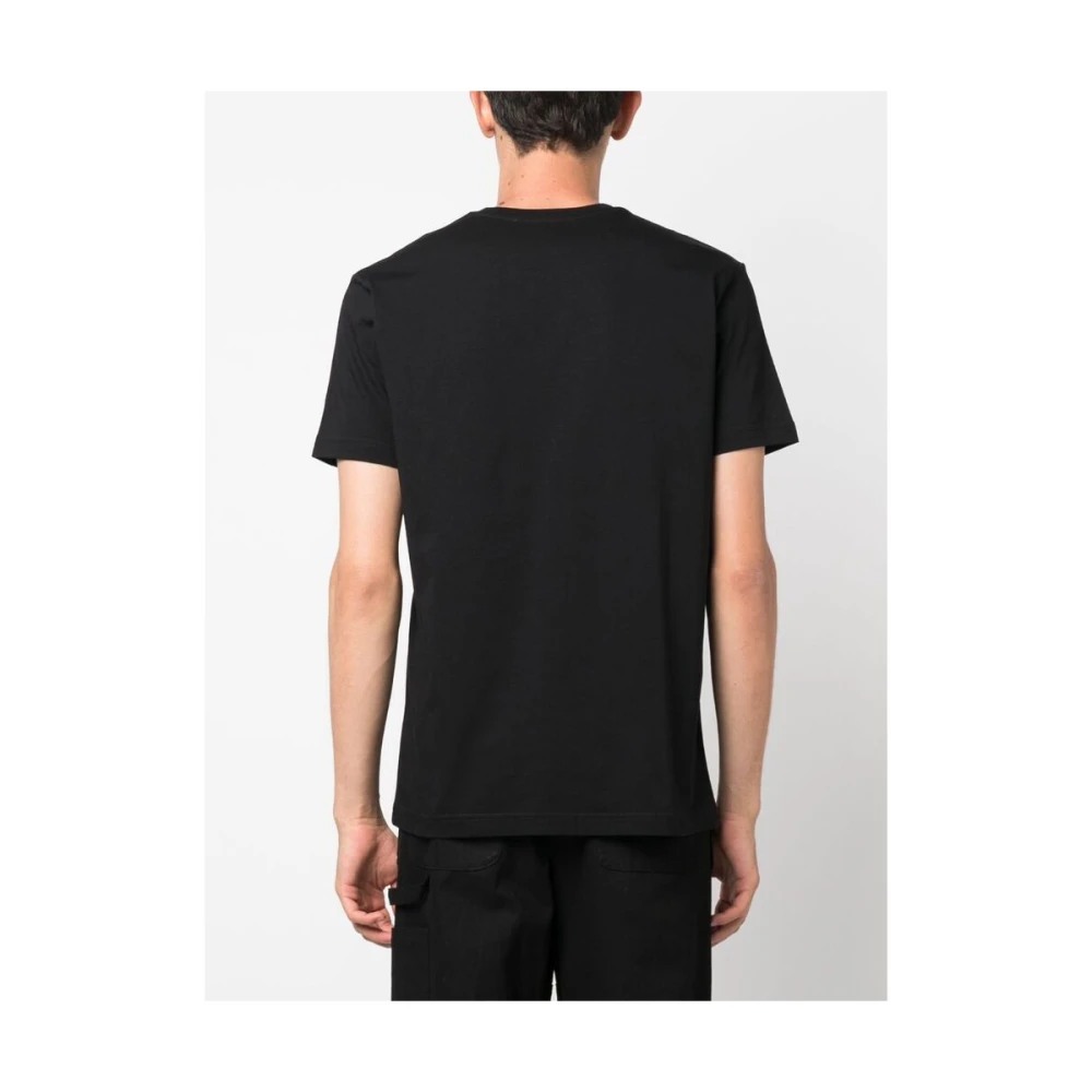 Iceberg Zwart Logo Print Crew Neck T-shirt Black Heren