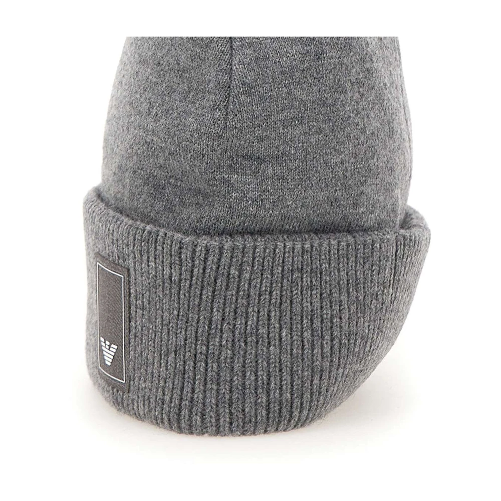 Emporio Armani Grijze Stijlvolle Hoeden Gray Heren