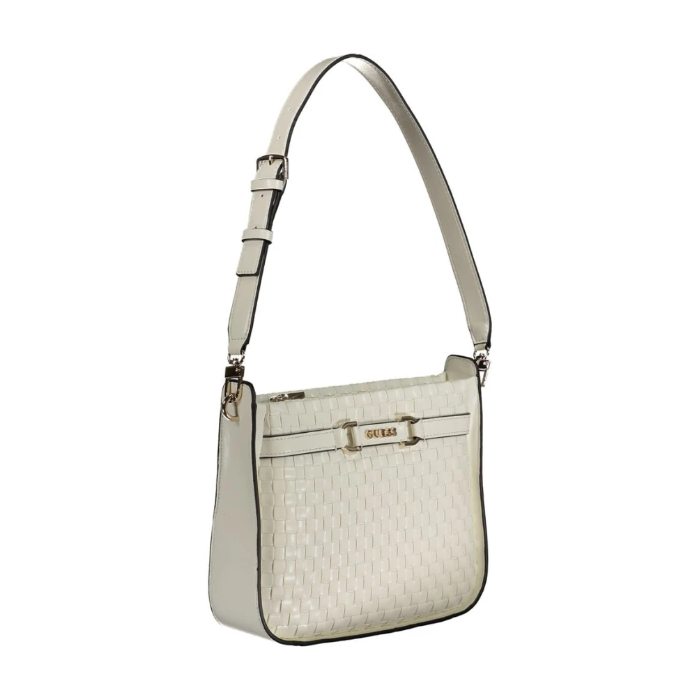 Guess Witte Polyethyleen Handtas | Model: Gu-31741 White Dames