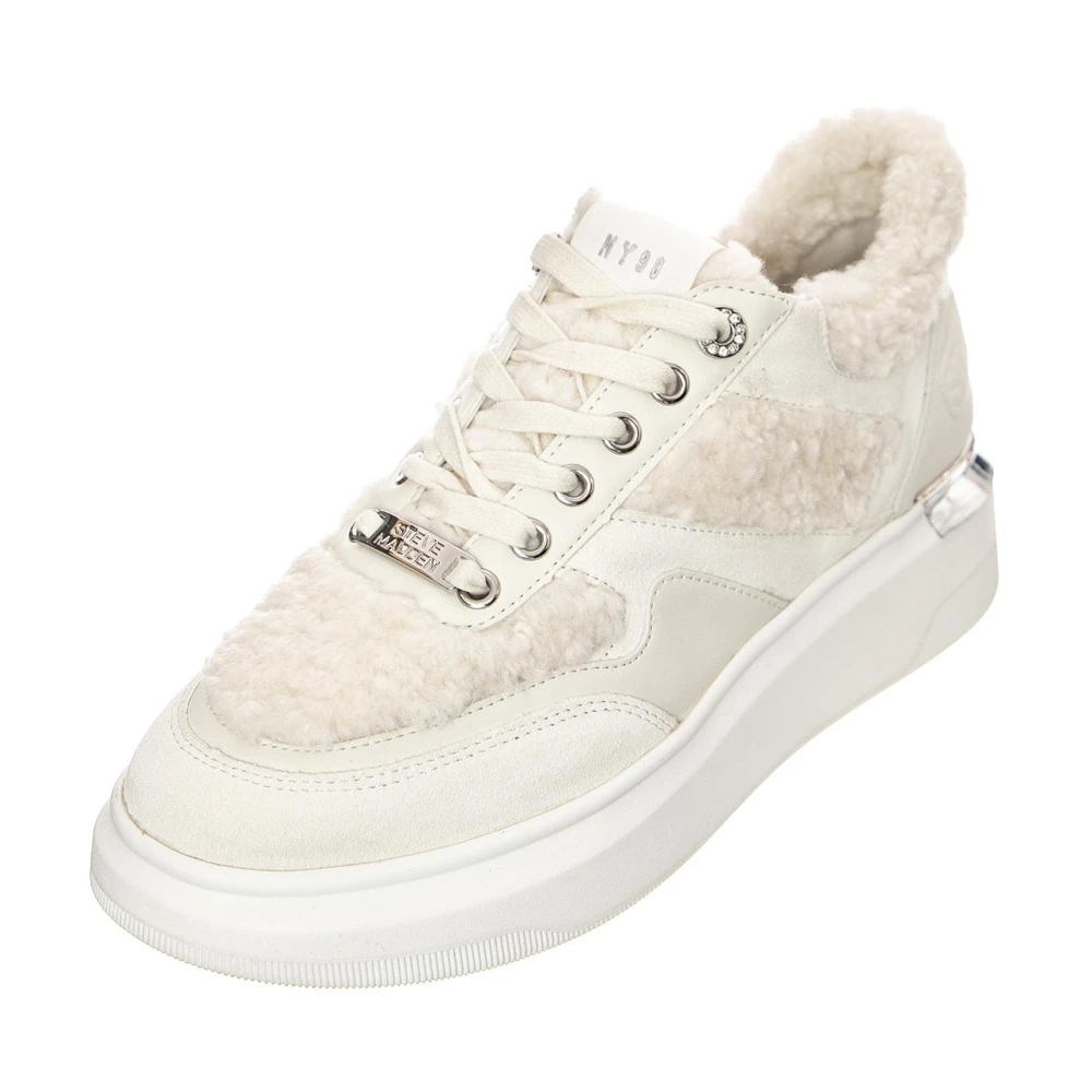 Steve Madden Scarpe Stringate Profilo Basso Dames Schoenen Wit