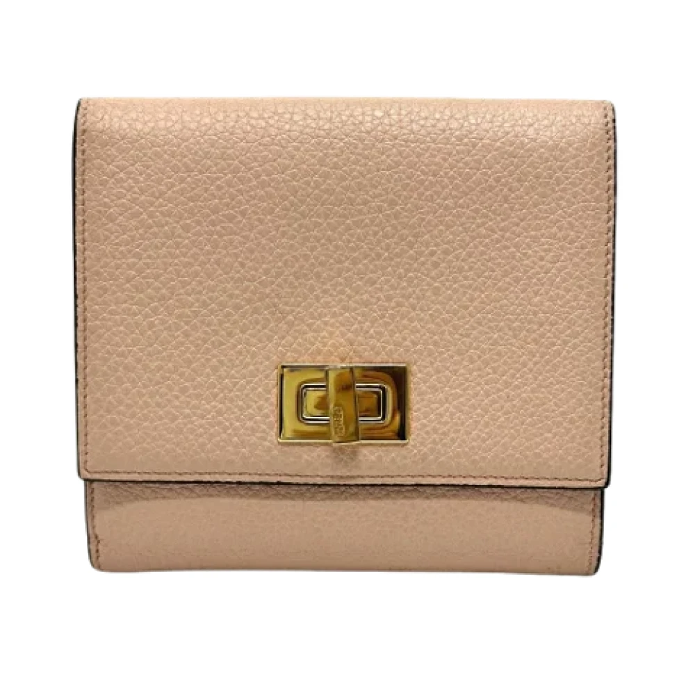 Fendi Vintage Pre-owned Leather wallets Pink Dames