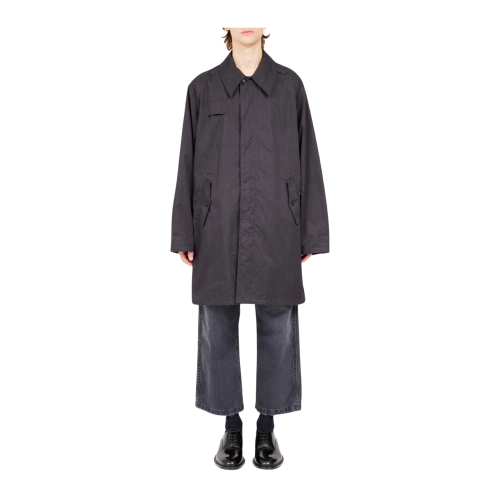 Maison Margiela Femme Noir Manteaux, Taille: 38 Fr Manteau Croisé