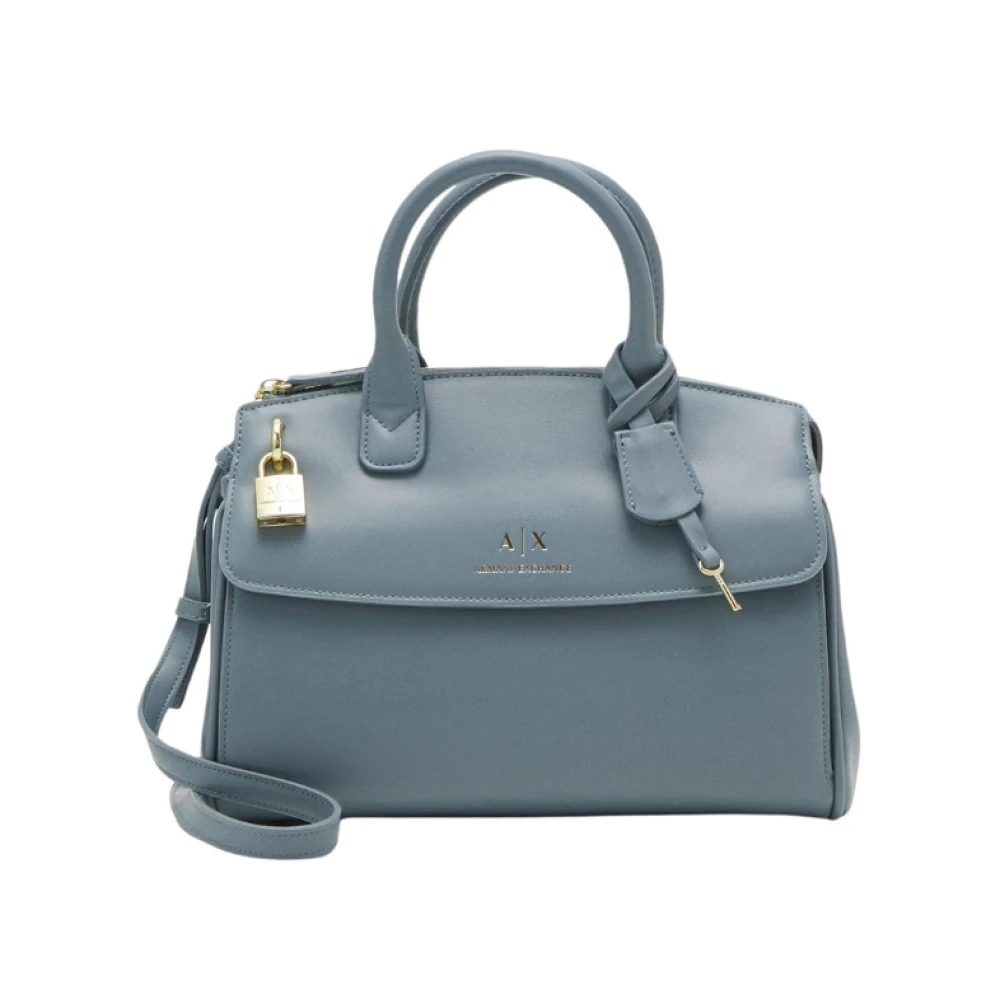 Armani Exchange Stijlvolle Dames Tote Tas Blue Dames