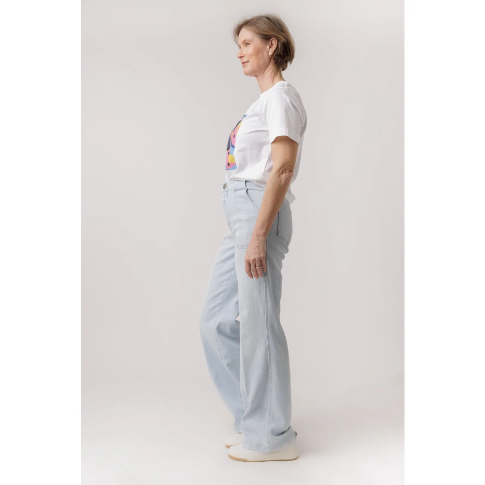 closed Jeans met verborgen rits en zakken Blue Dames