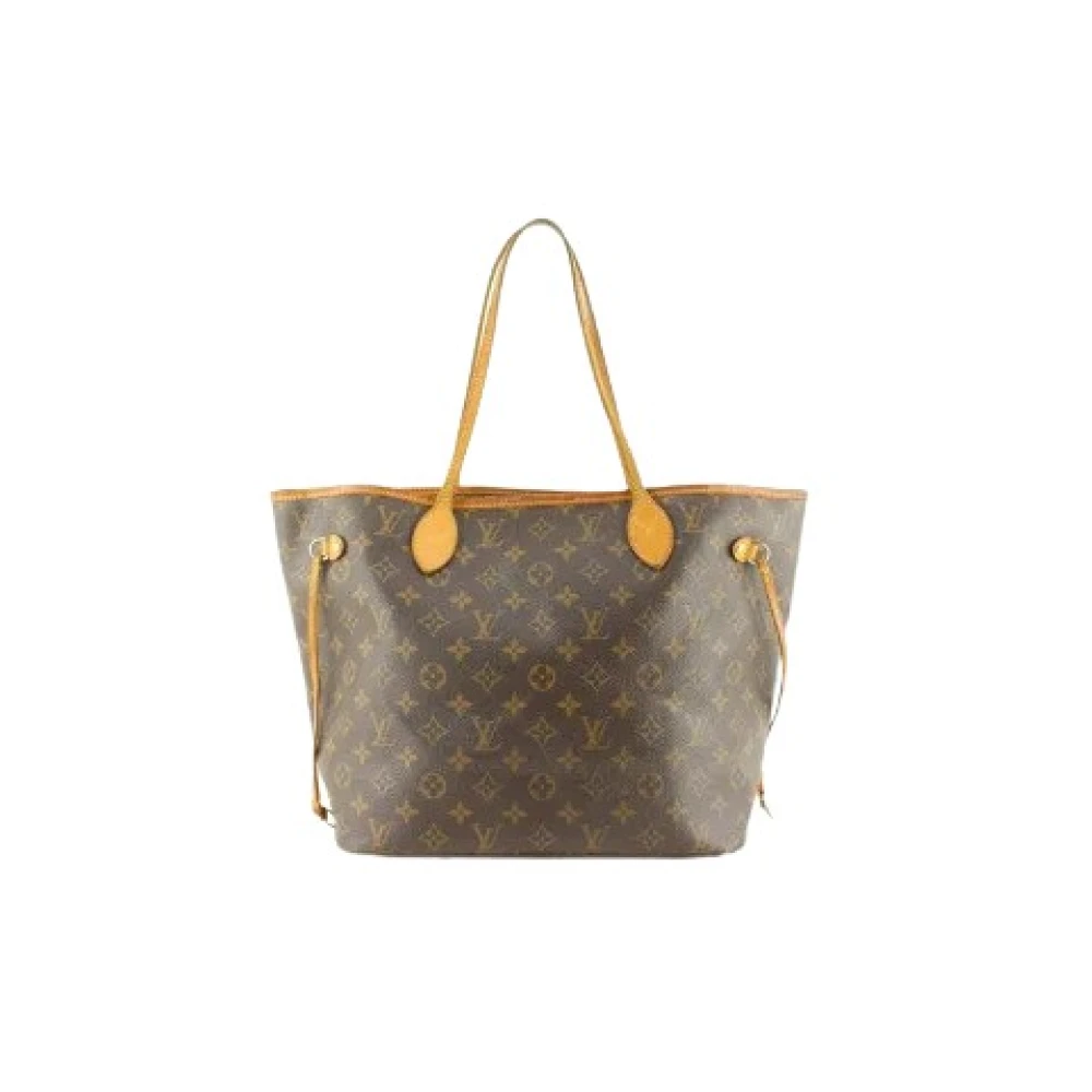 Louis Vuitton Vintage Förägad Neverfull MM Monogram Väska - Utmärkt Skick Brown, Dam