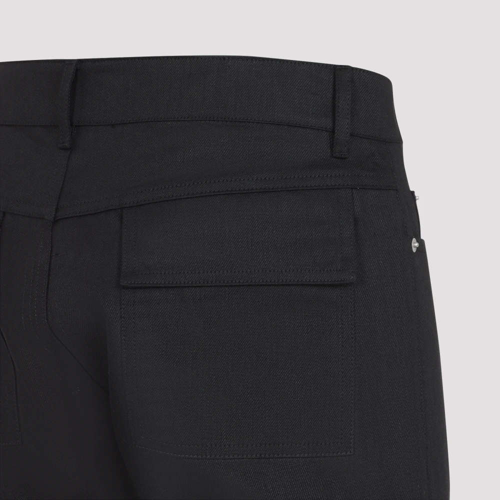 Rick Owens Linnen Broeken Black Heren