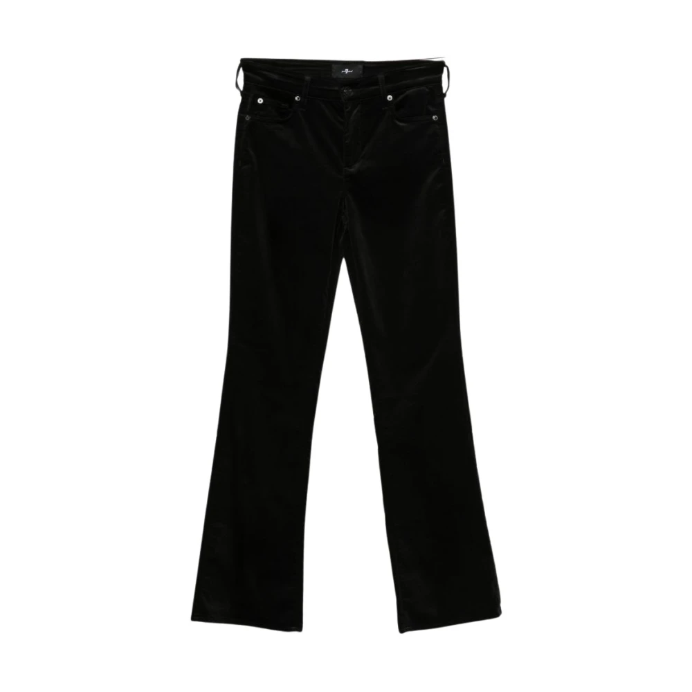 7 For All Mankind Leggy Bootcut - Female - Bootcut Jeans - Black - W25 - Jeans