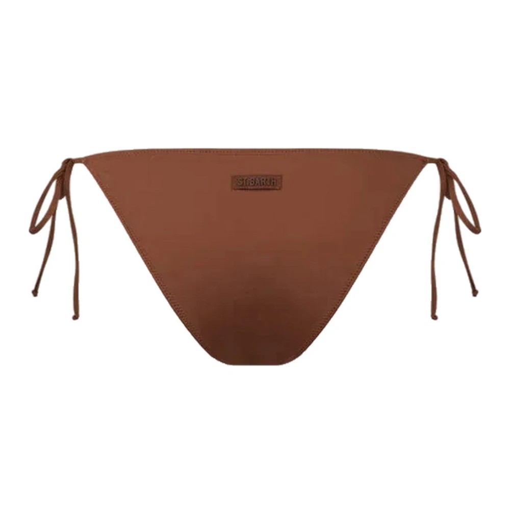 MC2 Saint Barth Kanten Slipjes Set Zwart Wit Brown Dames