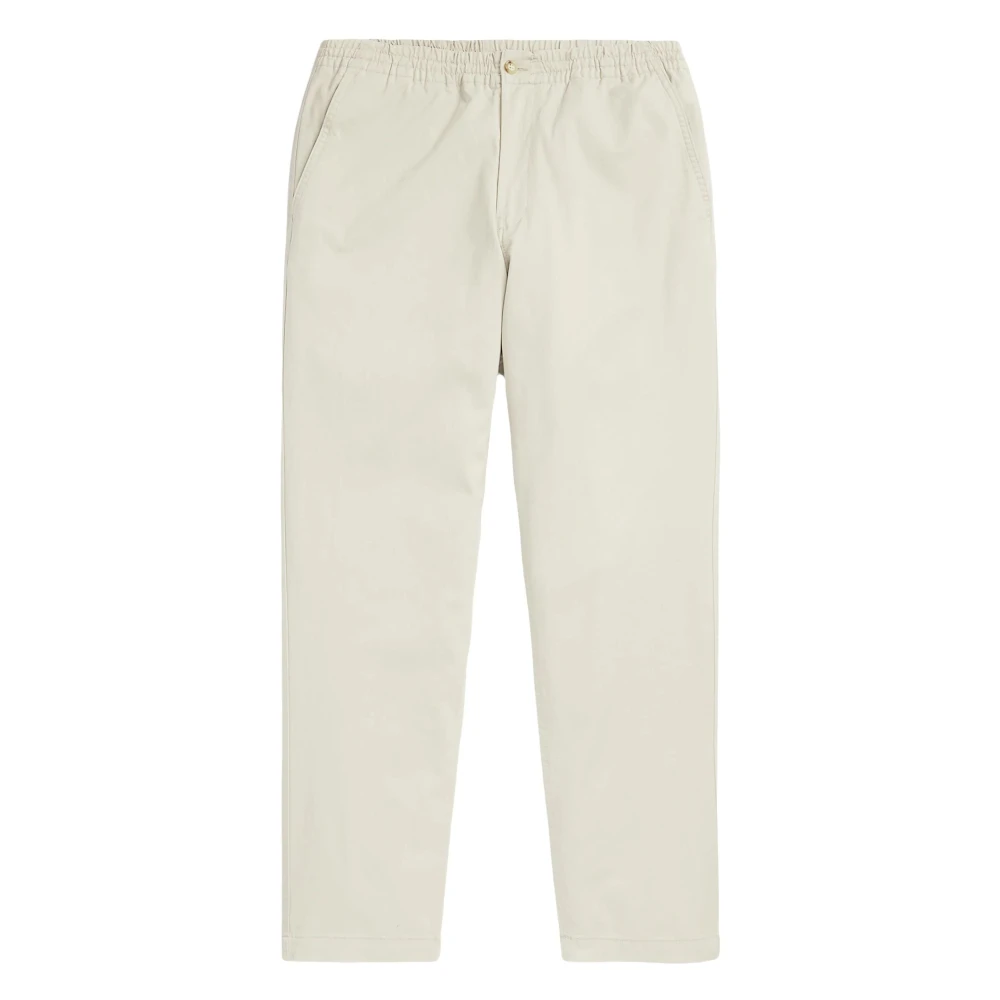 Polo Ralph Lauren Casual Beige Katoen Elastaan Broek Beige Heren