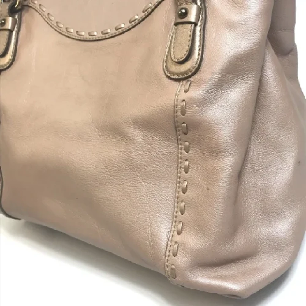 Salvatore Ferragamo Pre-owned Leather handbags Pink Dames