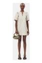 metallic-cloque-a-shaped-mini-dress