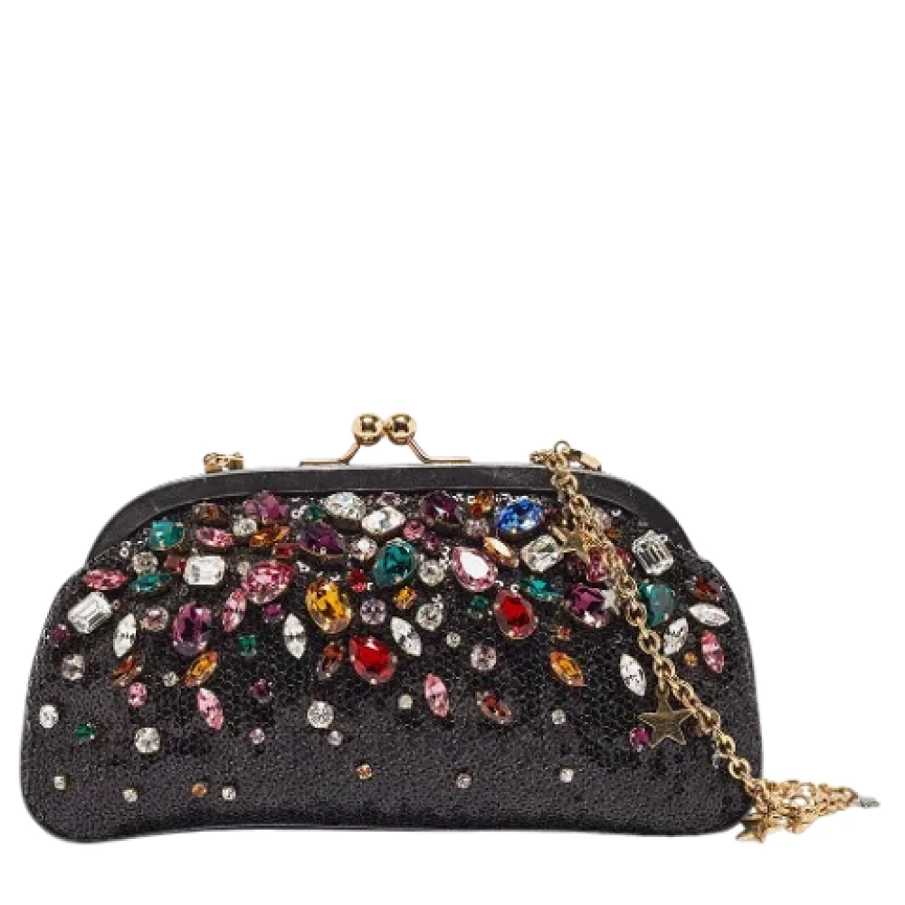 Dolce & Gabbana Pre-owned Leather clutches Multicolor Dames