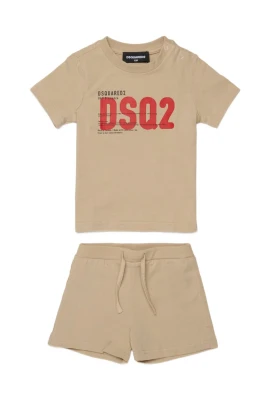 Set med shorts och logotryck