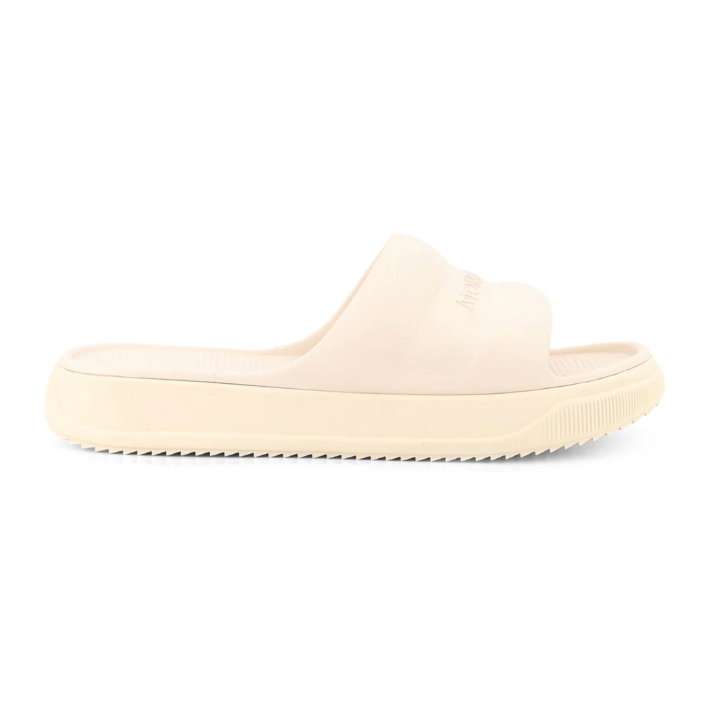 Moncler Beige Sandals - Female - Sliders - 6 Uk - Shoes