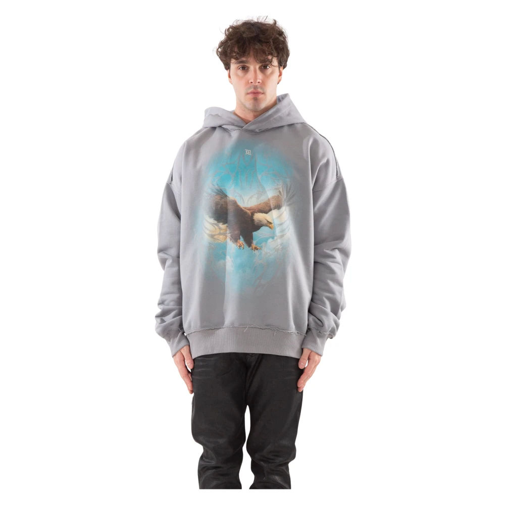 Misbhv Lichtgrijze Monument Valley Hoodie Gray Heren