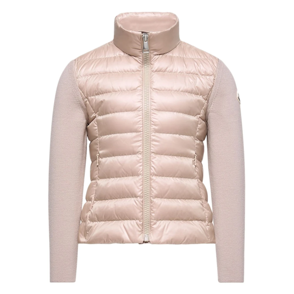 Moncler Boys Beige Winter Jackets, 10 Y, Zip-Up Cardigan