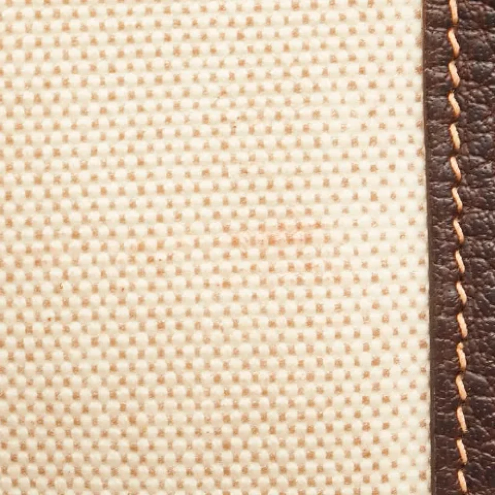 Hermès Vintage Pre-owned Canvas handbags Beige Dames
