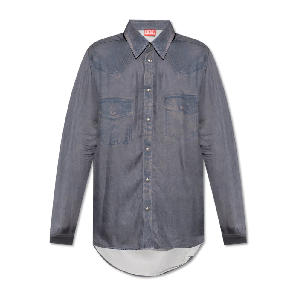 Diesel Shirt S-Drinn Blue Heren