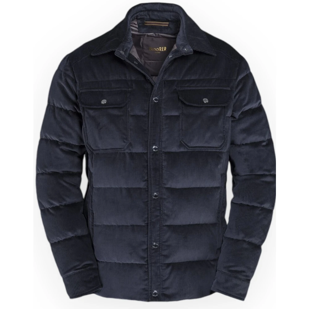 Moorer Men's Blue Veton-Vh Jacket - Winter Jackets - 2XL - Jackets