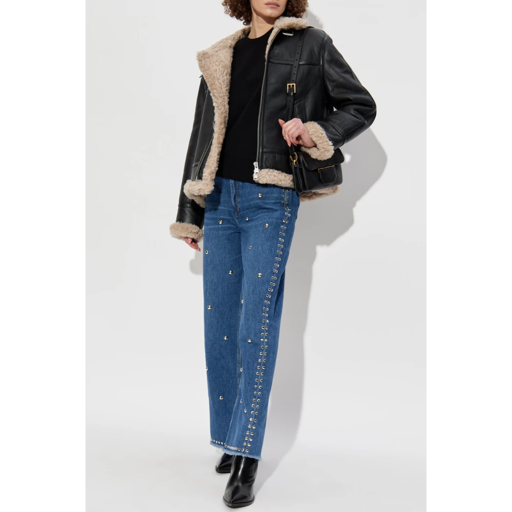 AllSaints T-shirt Lottie Black Dames