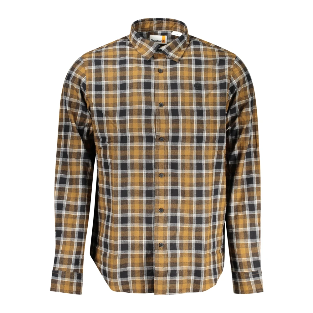 Timberland Men's Brown Casual Shirts, S, Clothing