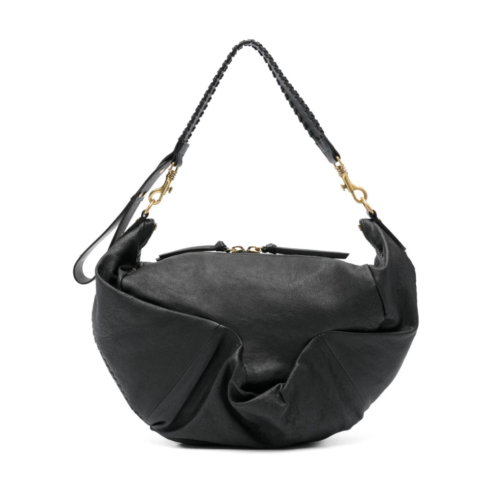 Vivienne Westwood Zwarte Schoudertas met Toprits Black Dames