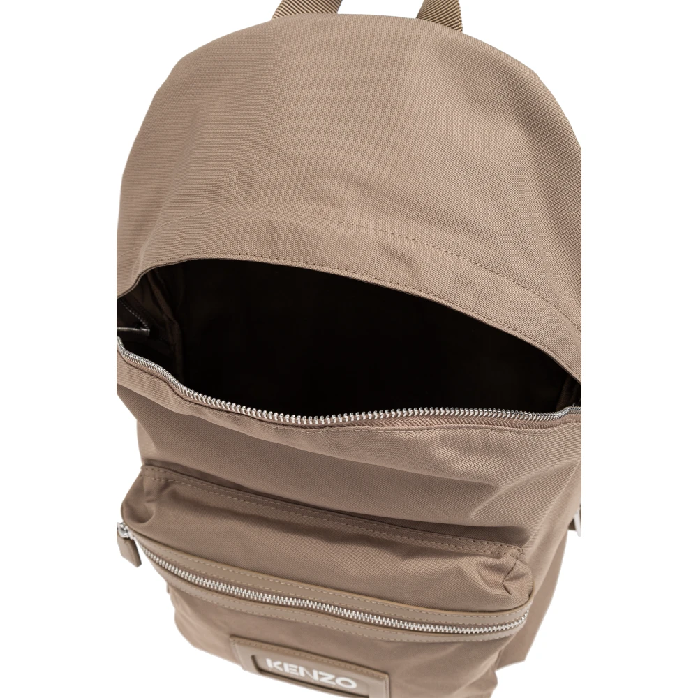Kenzo Rugzak met Logo Beige Heren